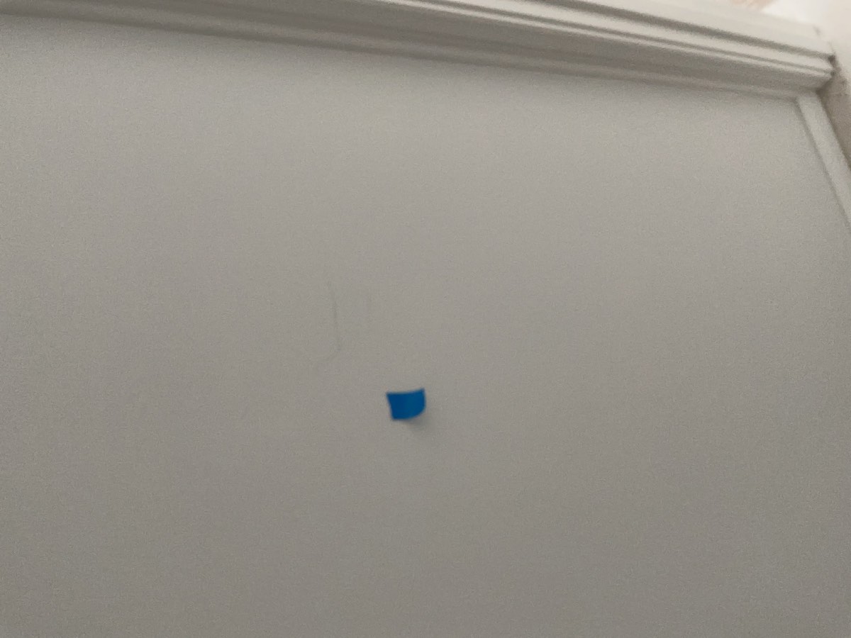 General painting defects, recorded during a handover inspection in Oran Park